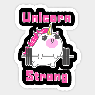 Unicorn Strong Sticker